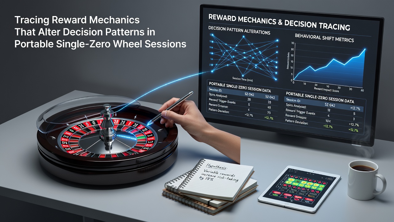 Analytics dashboard displaying player decision shifts during rewarded single-zero sessions